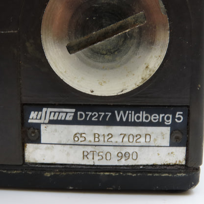 Kissling 65.B12.702D 2 Position Chisel Tip Plunger Limit Switch