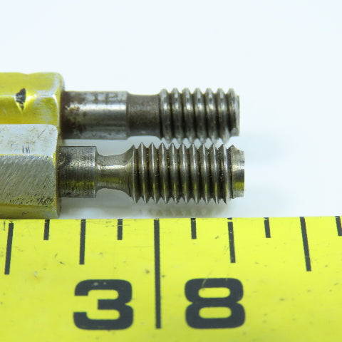 12-24 NC-2 & 12-28 UNF-2B Double End Thread Plug Gage Go No Go Lot of 2