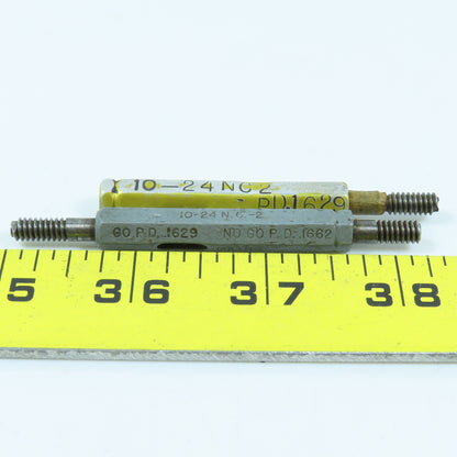 10-24 NC-2 Thread Plug Gage Go .1629 No Go.1662 Lot of 2