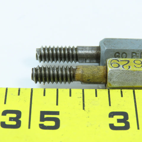10-24 NC-2 Thread Plug Gage Go .1629 No Go.1662 Lot of 2