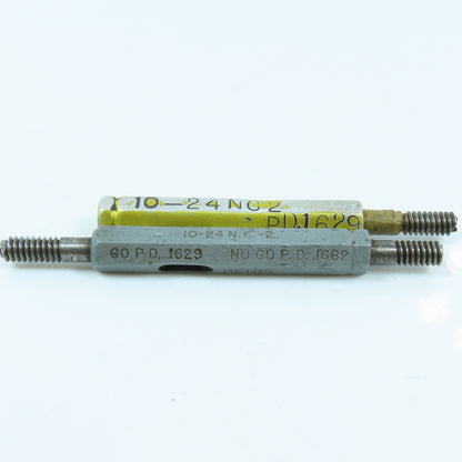 10-24 NC-2 Thread Plug Gage Go .1629 No Go.1662 Lot of 2