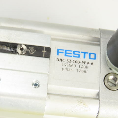 Festo DNC-32-100-PPV-A Double Acting Pneumatic Cylinder 100mm Stroke 32mm Bore