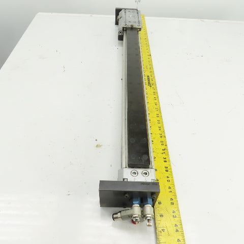 Festo Pneumatic Linear Slide Drive Actuator 17" Travel 39" OAL