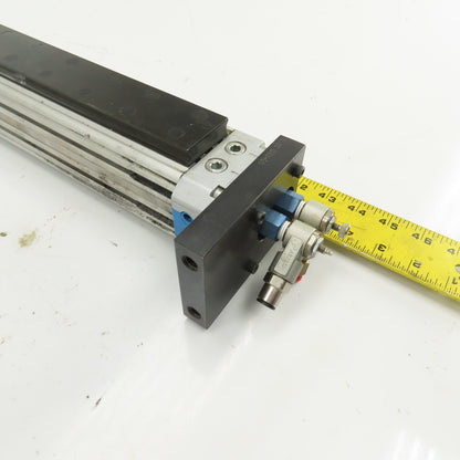 Festo Pneumatic Linear Slide Drive Actuator 17" Travel 39" OAL