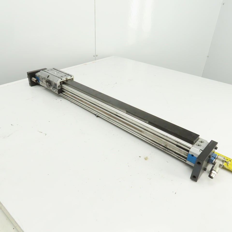 Festo Pneumatic Linear Slide Drive Actuator 17" Travel 39" OAL