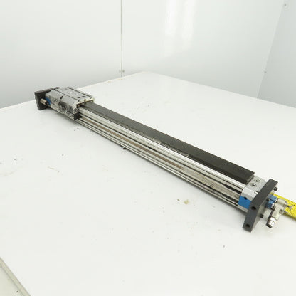 Festo Pneumatic Linear Slide Drive Actuator 17" Travel 39" OAL