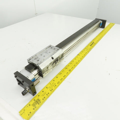 Festo Pneumatic Linear Slide Drive Actuator 17" Travel 39" OAL