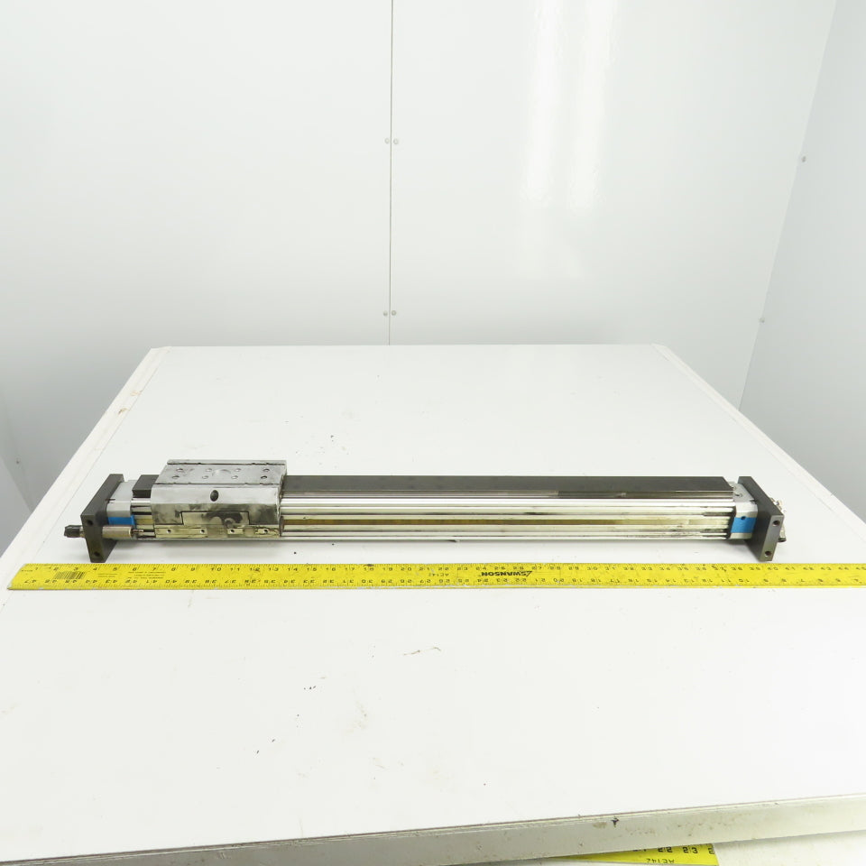 Festo Pneumatic Linear Slide Drive Actuator 17" Travel 39" OAL