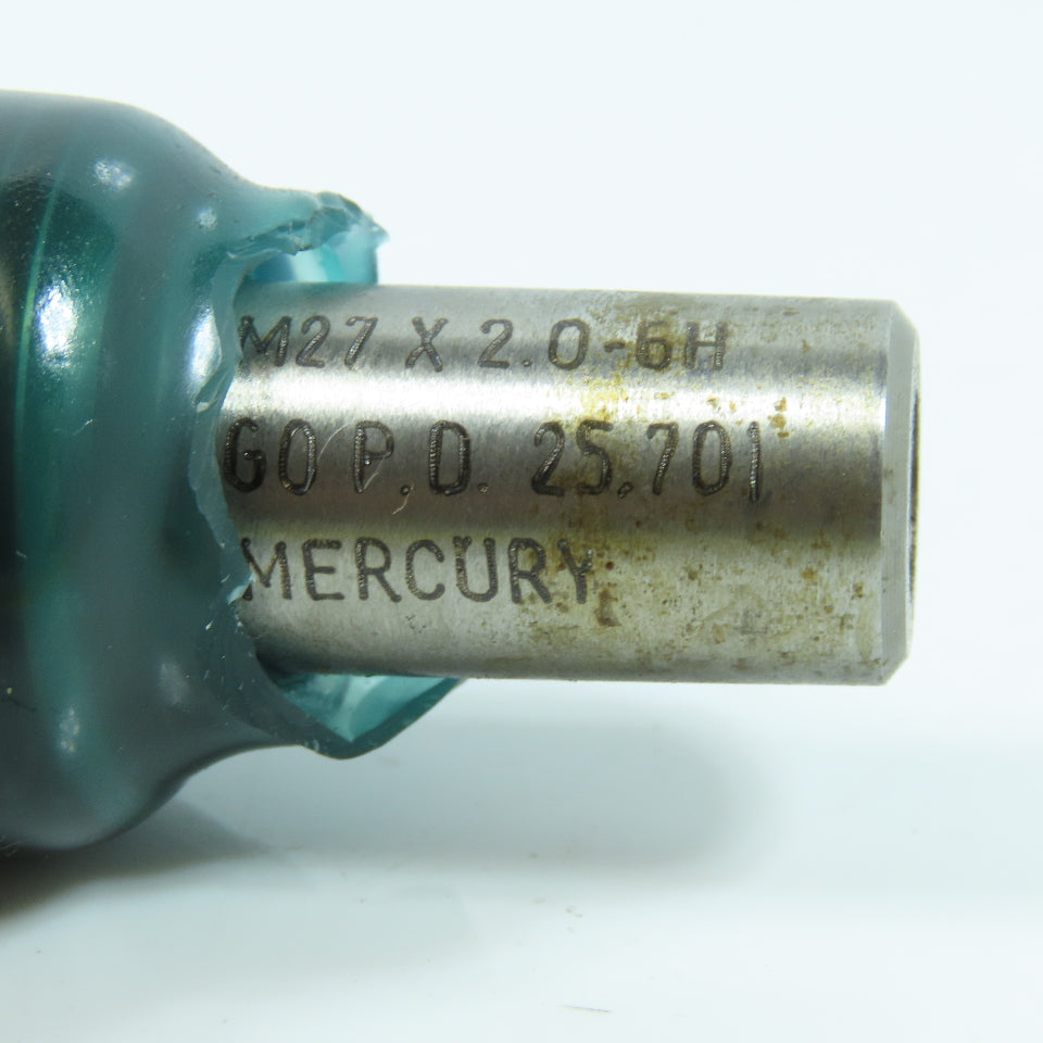 Mercury M27 x 2.0 6H Thread Plug Gage Go Only PD 25.701