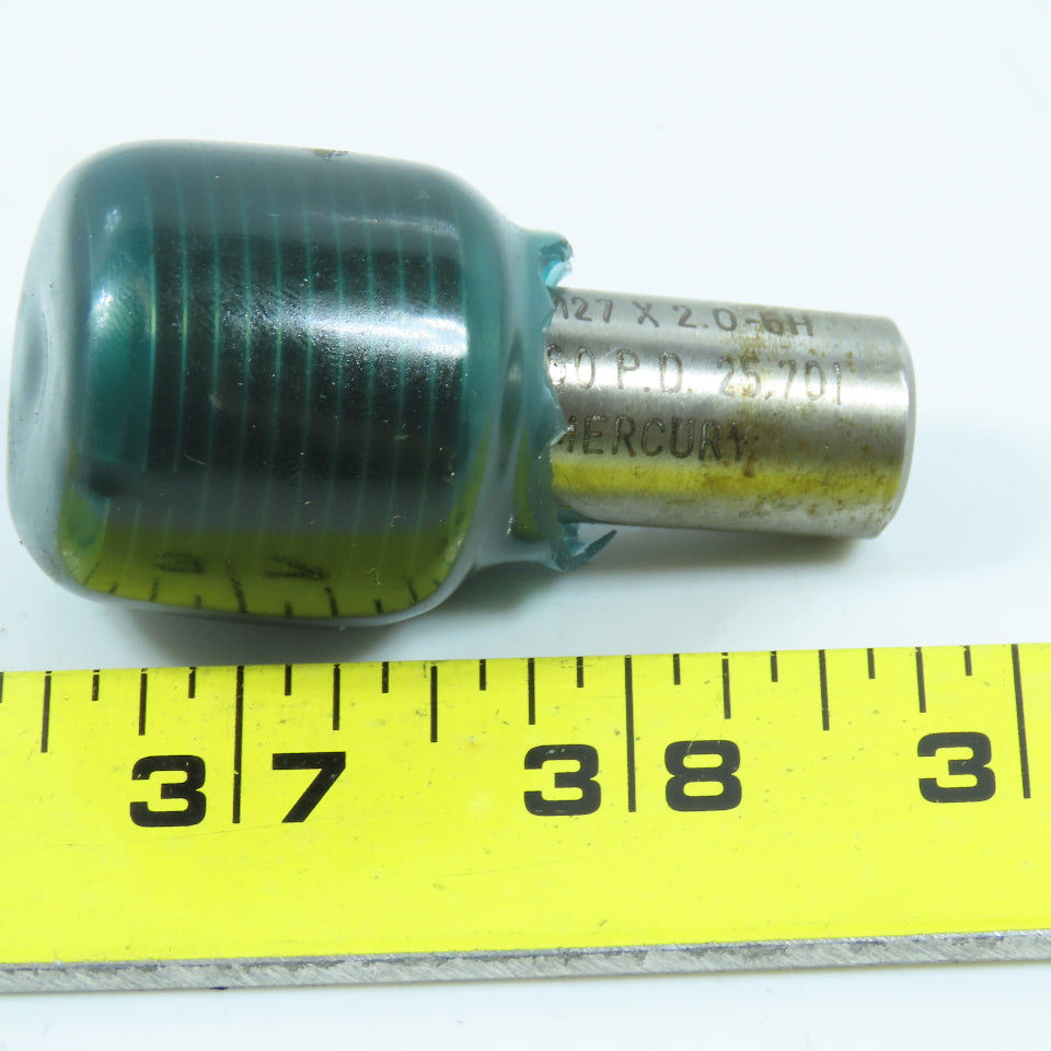 Mercury M27 x 2.0 6H Thread Plug Gage Go Only PD 25.701