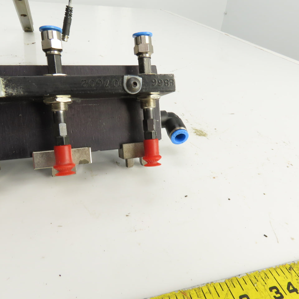 Festo ADVU-40-80-A-PA 10 Station Vacuum Pick And Place Arm Fixture