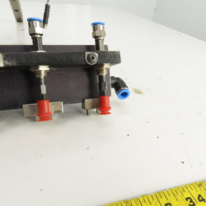 Festo ADVU-40-80-A-PA 10 Station Vacuum Pick And Place Arm Fixture