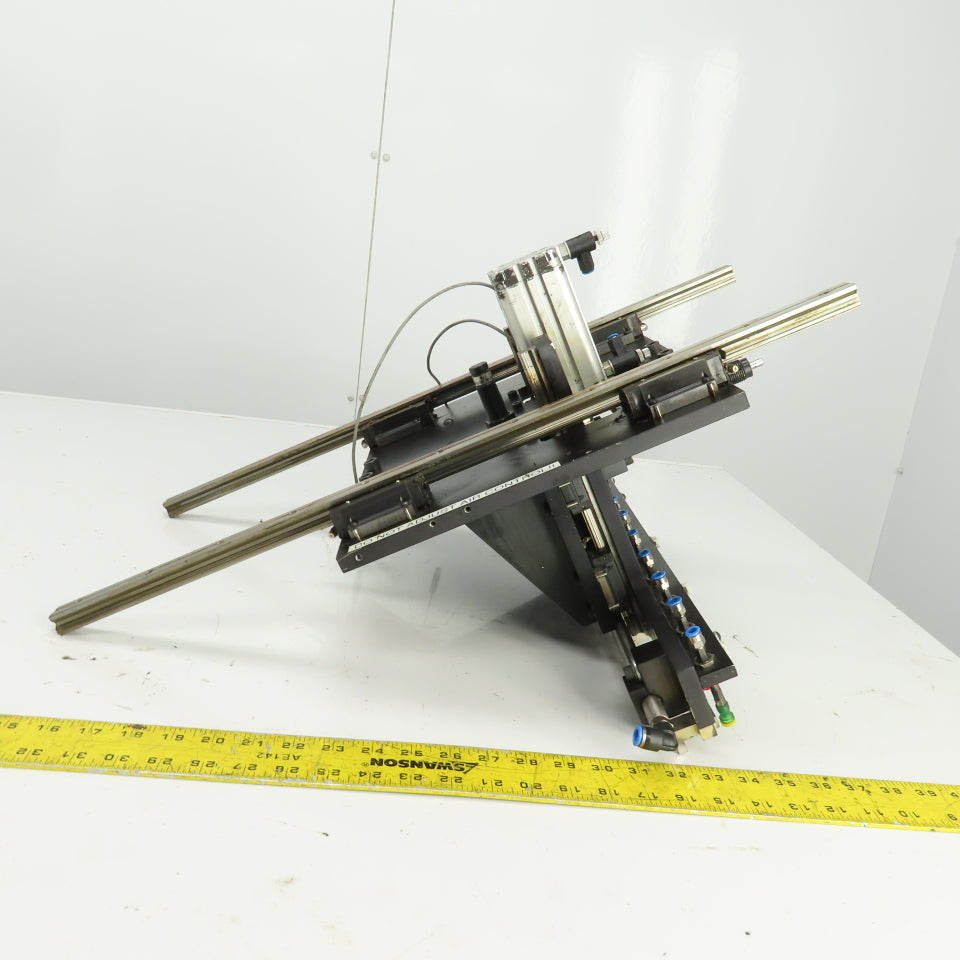 Festo ADVU-40-80-A-PA 10 Station Vacuum Pick And Place Arm Fixture