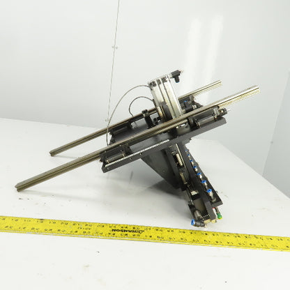 Festo ADVU-40-80-A-PA 10 Station Vacuum Pick And Place Arm Fixture
