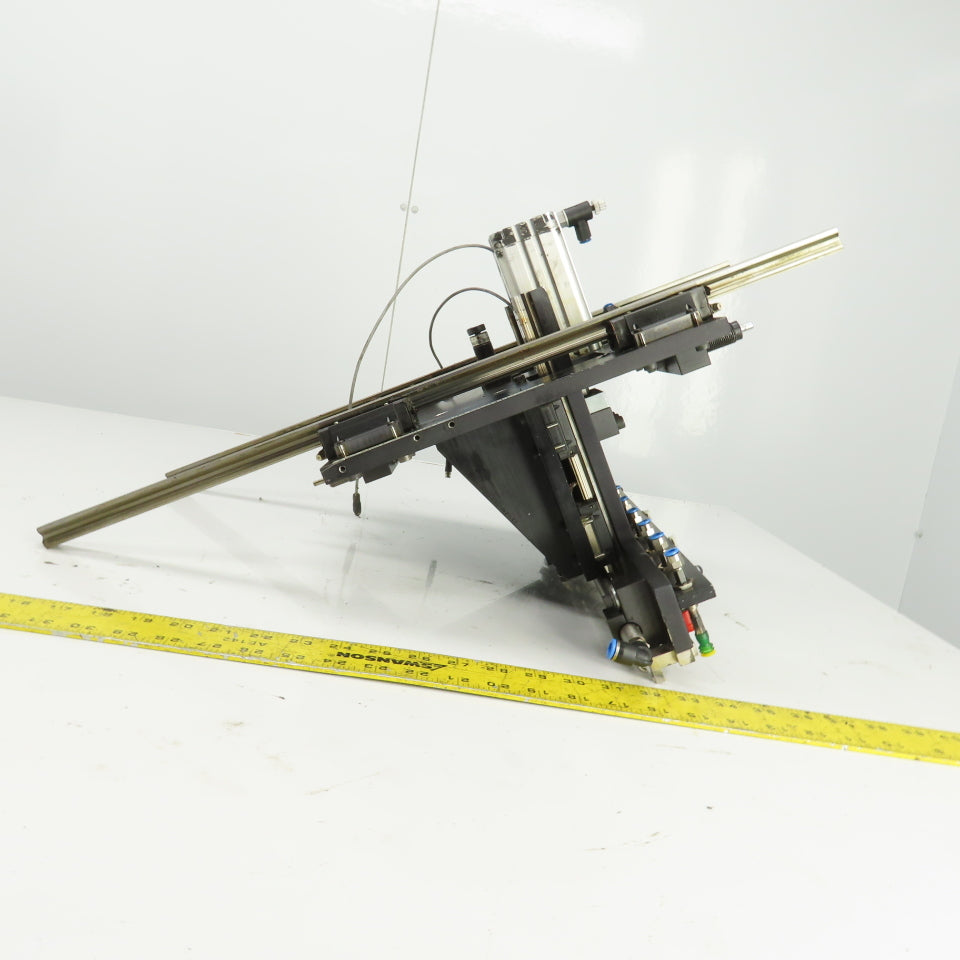Festo ADVU-40-80-A-PA 10 Station Vacuum Pick And Place Arm Fixture