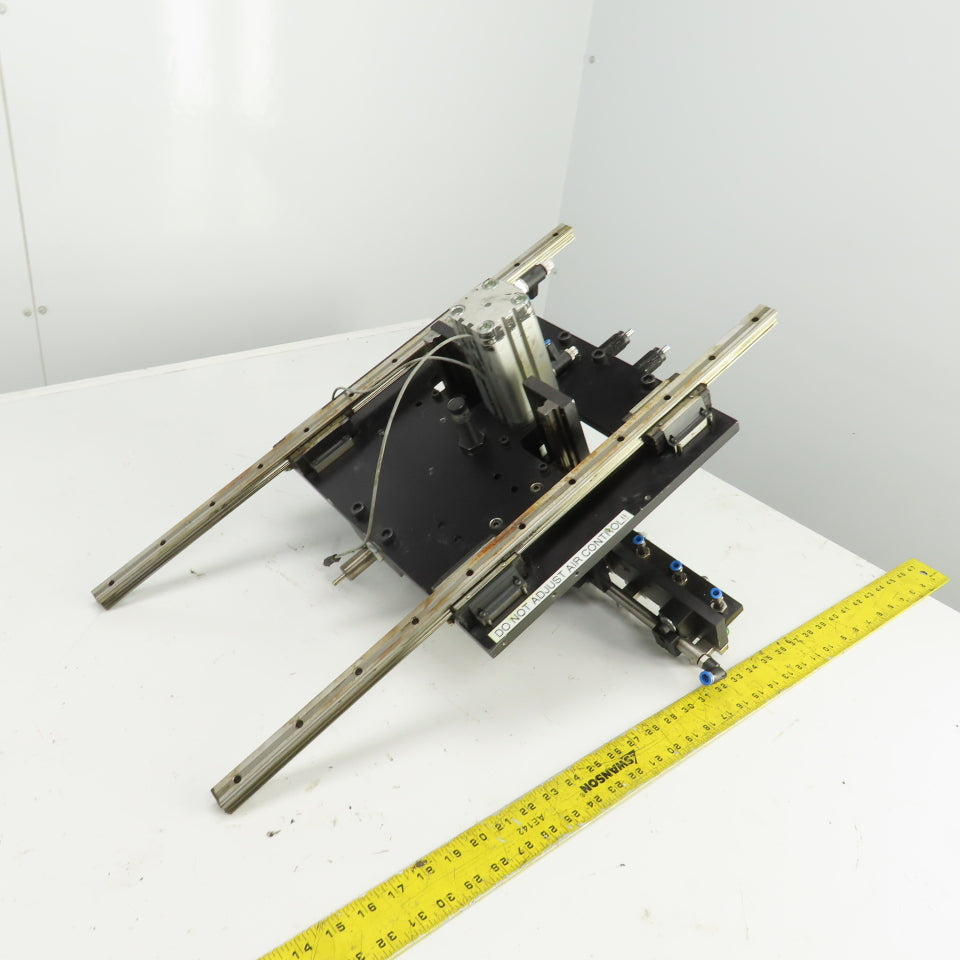 Festo ADVU-40-80-A-PA 10 Station Vacuum Pick And Place Arm Fixture