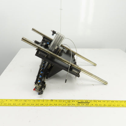 Festo ADVU-40-80-A-PA 10 Station Vacuum Pick And Place Arm Fixture