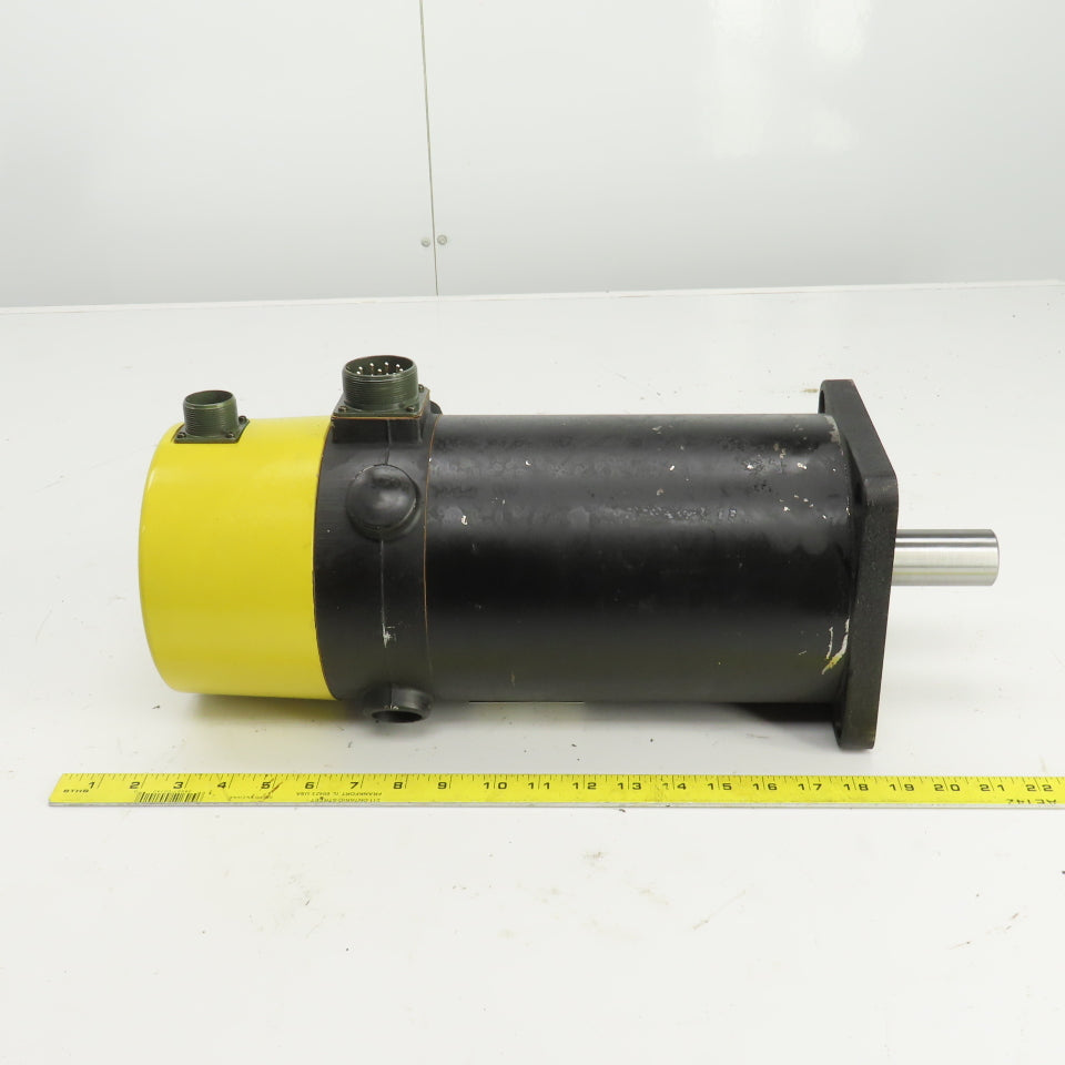 Fanuc A06B-0652-B00#0003 20M 1.8kW DC Servo Motor 1500RPM 213VDC 35mm Shaft