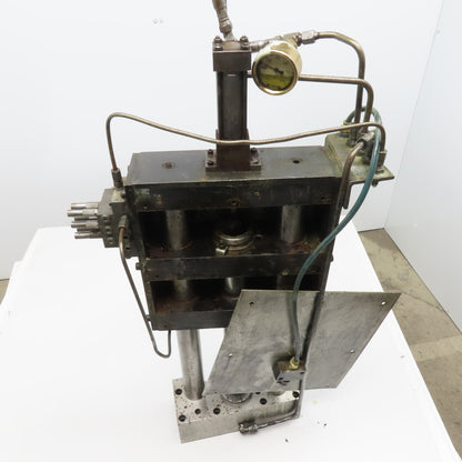 Hydraulic Twin Post Clamping Fixture 2-1/2" Stroke 6" Between Post