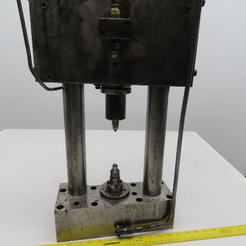 Hydraulic Twin Post Clamping Fixture 2-1/2" Stroke 6" Between Post
