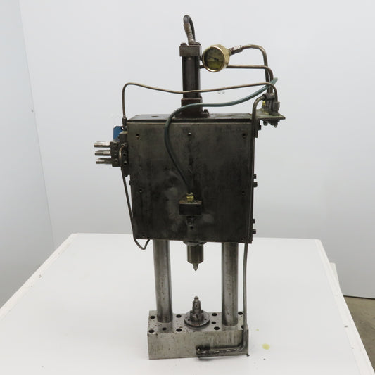Hydraulic Twin Post Clamping Fixture 2-1/2" Stroke 6" Between Post