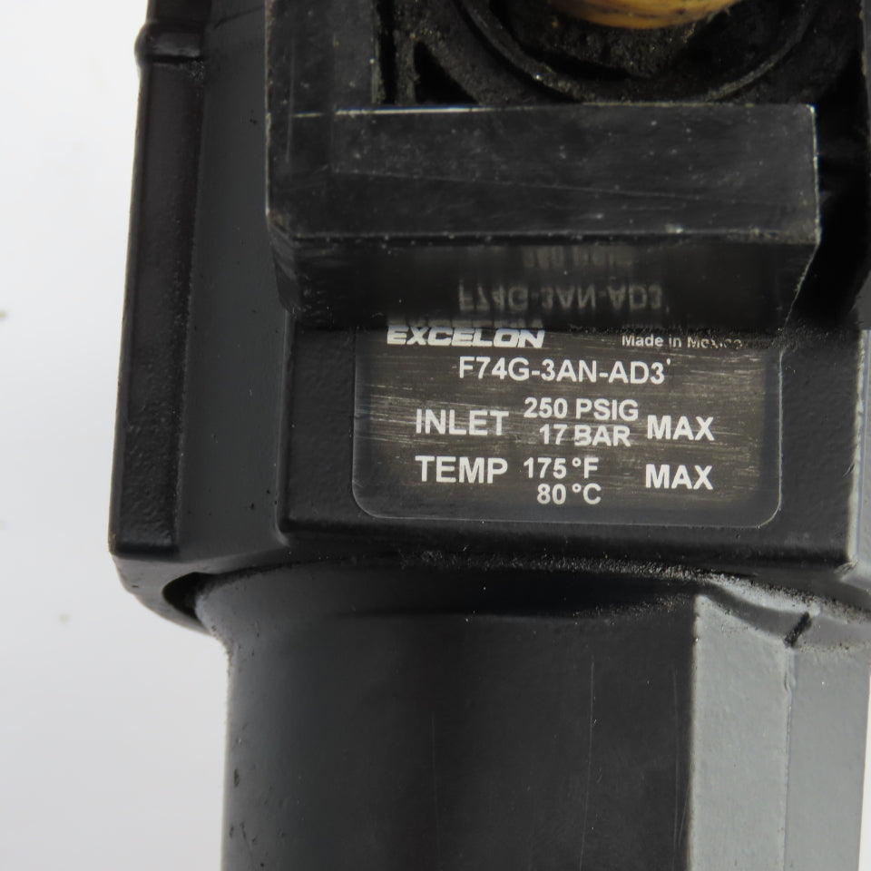 Norgren Excelon F74G-3AN-AD3 Pneumatic Filter 250PSIG