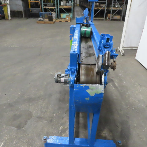 4" Wide 72" Center Drive Slide Bed Conveyor 115/220 Single Phase 0-135FPM