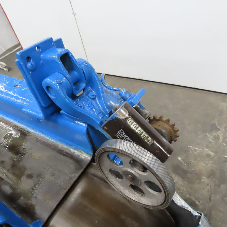 4" Wide 72" Center Drive Slide Bed Conveyor 115/220 Single Phase 0-135FPM
