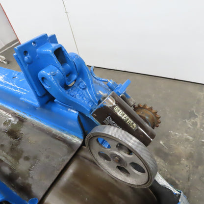 4" Wide 72" Center Drive Slide Bed Conveyor 115/220 Single Phase 0-135FPM