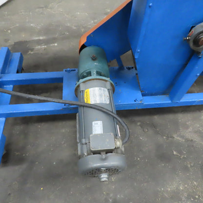 4" Wide 72" Center Drive Slide Bed Conveyor 115/220 Single Phase 0-135FPM