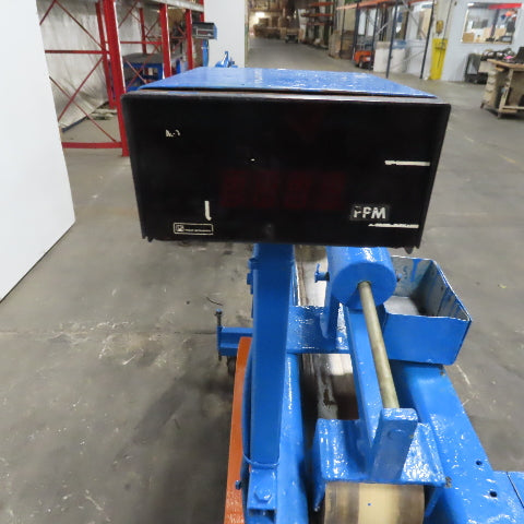4" Wide 72" Center Drive Slide Bed Conveyor 115/220 Single Phase 0-135FPM