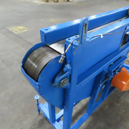 4" Wide 72" Center Drive Slide Bed Conveyor 115/220 Single Phase 40-365FPM