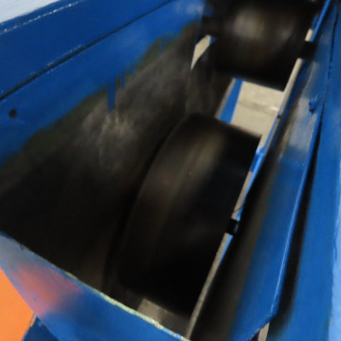 4" Wide 72" Center Drive Slide Bed Conveyor 115/220 Single Phase 40-365FPM