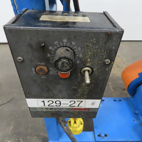 4" Wide 72" Center Drive Slide Bed Conveyor 115/220 Single Phase 40-365FPM