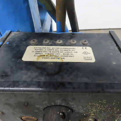 4" Wide 72" Center Drive Slide Bed Conveyor 115/220 Single Phase 40-365FPM