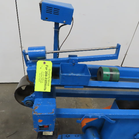 4" Wide 72" Center Drive Slide Bed Conveyor 115/220 Single Phase 40-365FPM