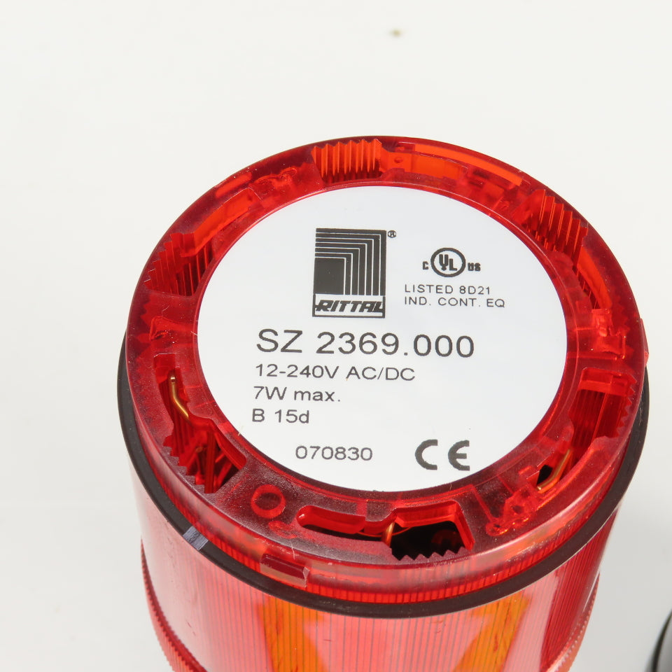 Rittal SZ 2368.000 SZ 2369.000 Red Stack Light 12-240V W/SZ 2376.010