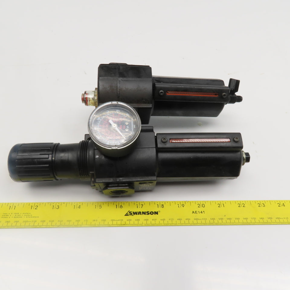 Excelon L74M-4AP-QDN B74G-4AK-AD1-RMG 1/2" NPT Filter Regulator Lubricator