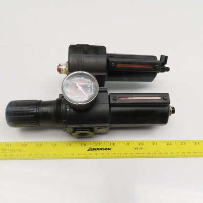 Excelon L74M-4AP-QDN B74G-4AK-AD1-RMG 1/2" NPT Filter Regulator Lubricator