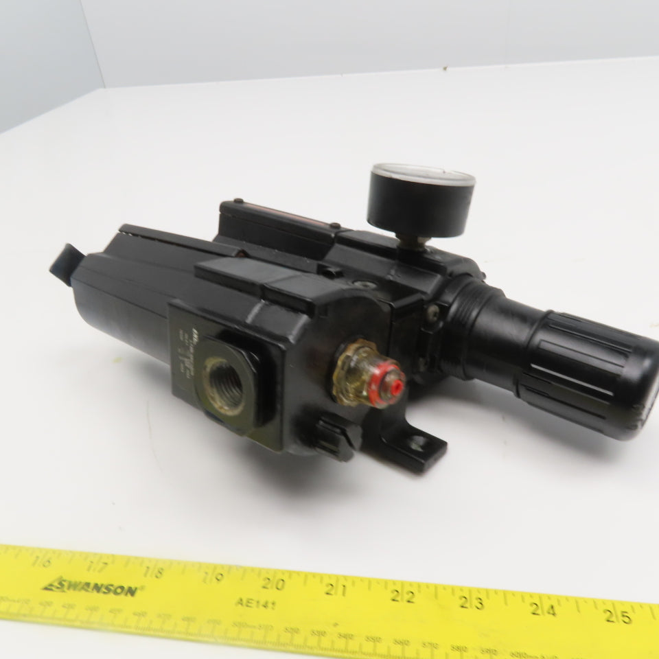 Excelon L74M-4AP-QDN B74G-4AK-AD1-RMG 1/2" NPT Filter Regulator Lubricator