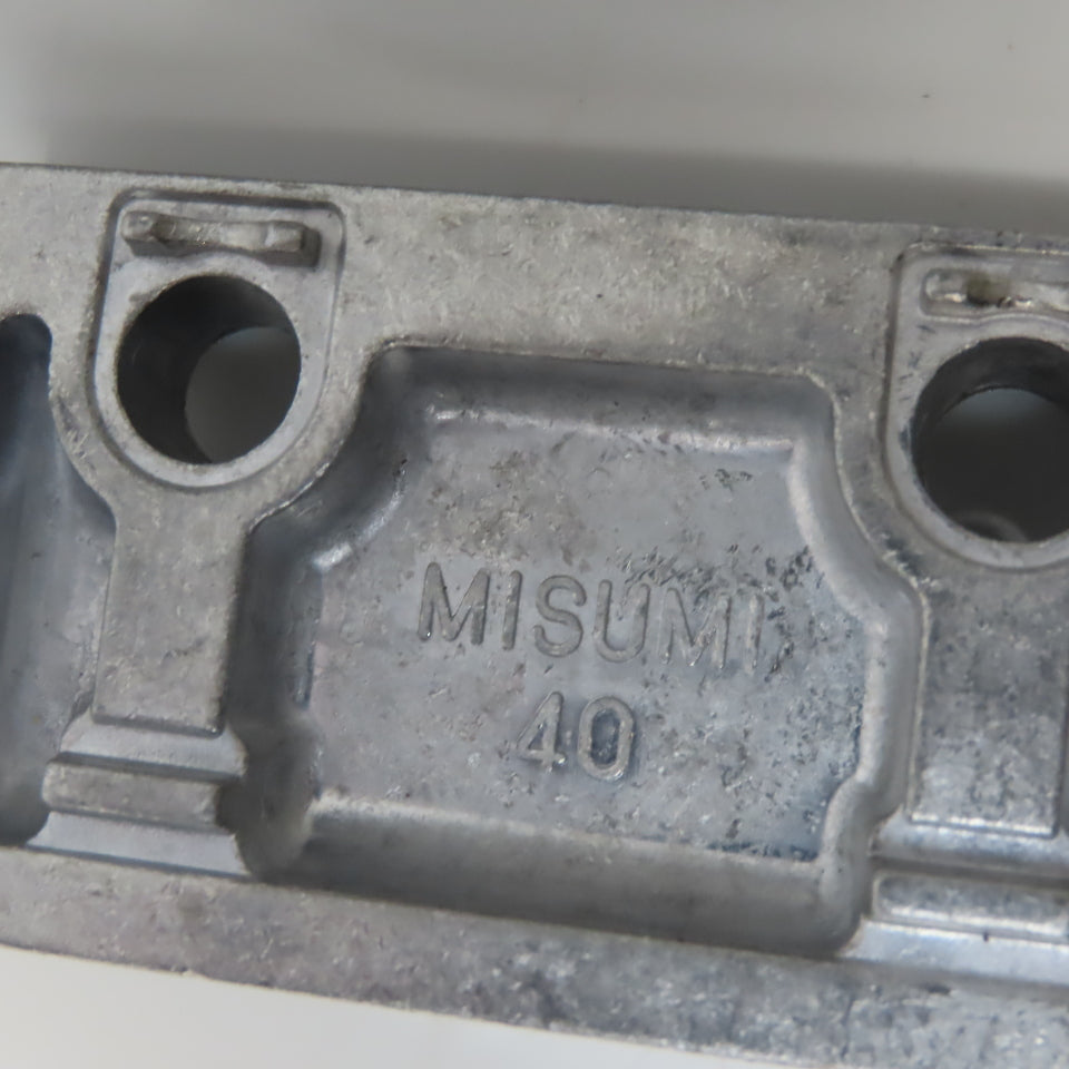 Misumi Series 8 Reversal Brackets, W/Tab, 2 Slots, 4 Holes Lot of 5