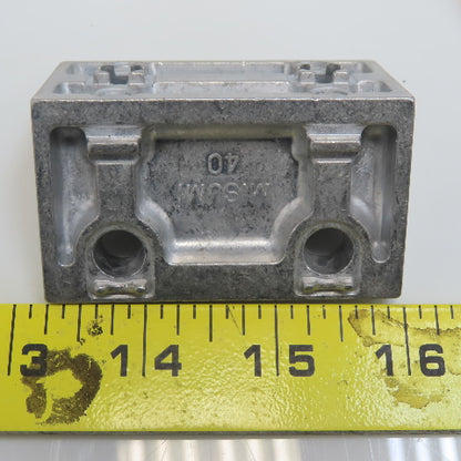 Misumi Series 8 Reversal Brackets, W/Tab, 2 Slots, 4 Holes Lot of 5