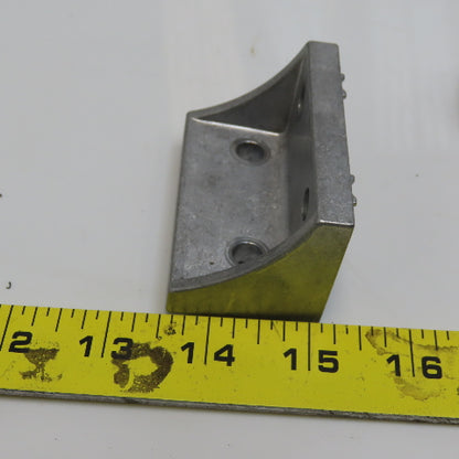 Misumi Series 8 Reversal Brackets, W/Tab, 2 Slots, 4 Holes Lot of 5