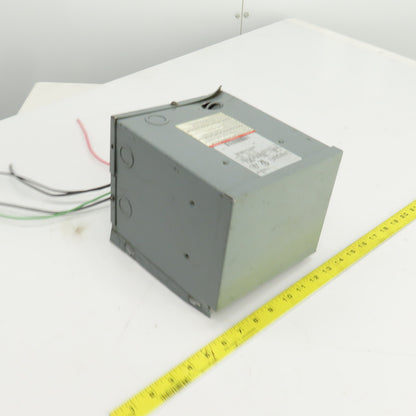 Square D 1.5S51F 1.5kVA Transformer Pri 600V Sec 120/240V 1PH Type 3R