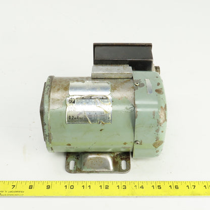 Matsushita EM-FA3 0.2kW Induction Motor 1440/1730RPM 200V 3PH Frame FA3-63