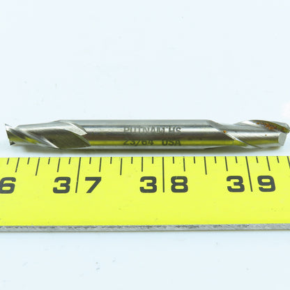 Putnam SX4-B11X 23/64" 2 Flute Square End Mill Center Cutting 3/8" Shank Lot/4