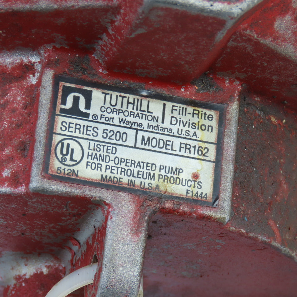 Tuthill Model FR162 Series 5200 Hand Operated Transfer Pump