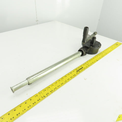 Rotary Crank Hand Drum Pump 20-1/2" Spout 3/4" NPT Out