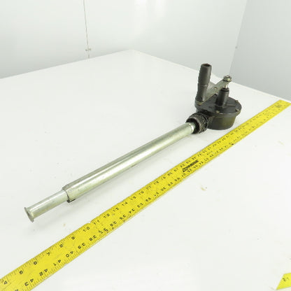 Rotary Crank Hand Drum Pump 20-1/2" Spout 3/4" NPT Out