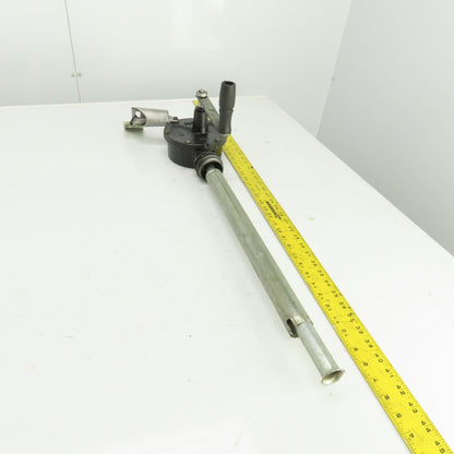 Rotary Crank Hand Drum Pump 20-1/2" Spout 3/4" NPT Out